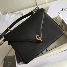Dior C'est Dior Torebka z klapką w czarnej skórze cielęcej