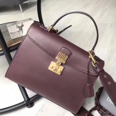 Torba Dior DiorAddict Tote Bag z bordowej skóry cielęcej Torba Dior DiorAddict Tote Bag z bordowej skóry cielęcej