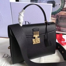 Torba typu tote Dior DiorAddict z czarnej skóry licowej Torba typu tote Dior DiorAddict z czarnej skóry licowej