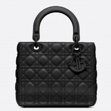Torebka Dior Medium Lady Dior Ultra-Matte So Black Torebka Dior Medium Lady Dior Ultra-Matte So Black