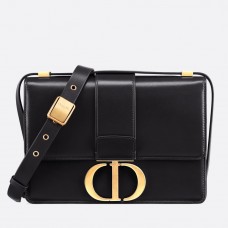 Torba na ramię Dior 30 Montaigne z czarnej skóry cielęcej Torba na ramię Dior 30 Montaigne z czarnej skóry cielęcej