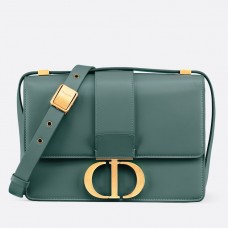 Torba na ramię Dior 30 Montaigne ze skóry cielęcej w kolorze Storm Blue Torba na ramię Dior 30 Montaigne ze skóry cielęcej w kolorze Storm Blue