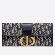 Kopertówka Dior 30 Montaigne z niebieskiego płótna oblique Kopertówka Dior 30 Montaigne z niebieskiego płótna oblique