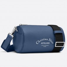 Dior Roller Pouch z niebieskiej licowej skóry cielęcej Dior Roller Pouch z niebieskiej licowej skóry cielęcej