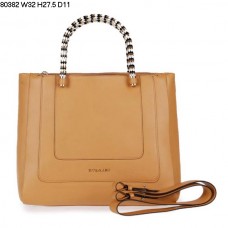 Bvlgari Nowa torba ręczna Serpenti ze skóry cielęcej morelowa 80382 Bvlgari Nowa torba ręczna Serpenti ze skóry cielęcej morelowa 80382