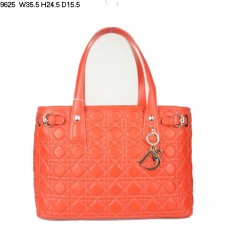 Dior Panarea Średnia Torba na Ramię Pomarańczowa Skóra Jagnięca (Złote Okucia) 9625 Dior Panarea Średnia Torba na Ramię Pomarańczowa Skóra Jagnięca (Złote Okucia) 9625