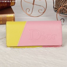 Portfel Christian Dior Multicolor Pink/Yellow Flap 119 Portfel Christian Dior Multicolor Pink/Yellow Flap 119