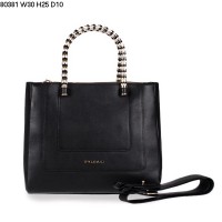 Bvlgari Nowa torba ręczna Serpenti Ferrari ze skóry w kolorze czarnym 80381